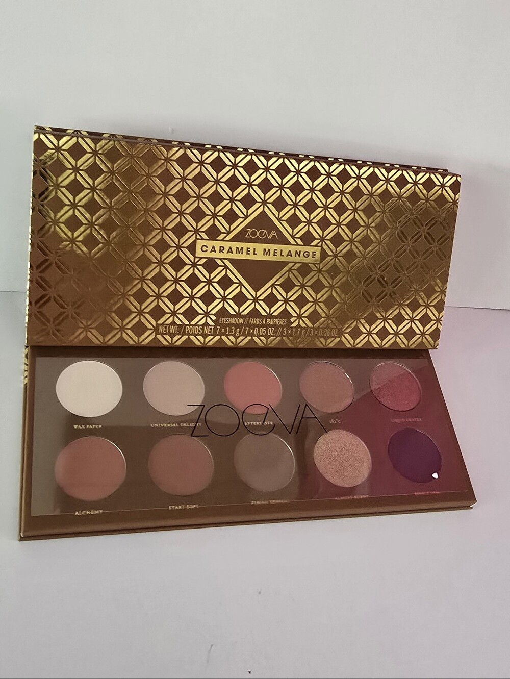 ZOEVA Caramel Mélange Eyeshadow Palette - Caramel, Pink, Brown & Plum Shades
